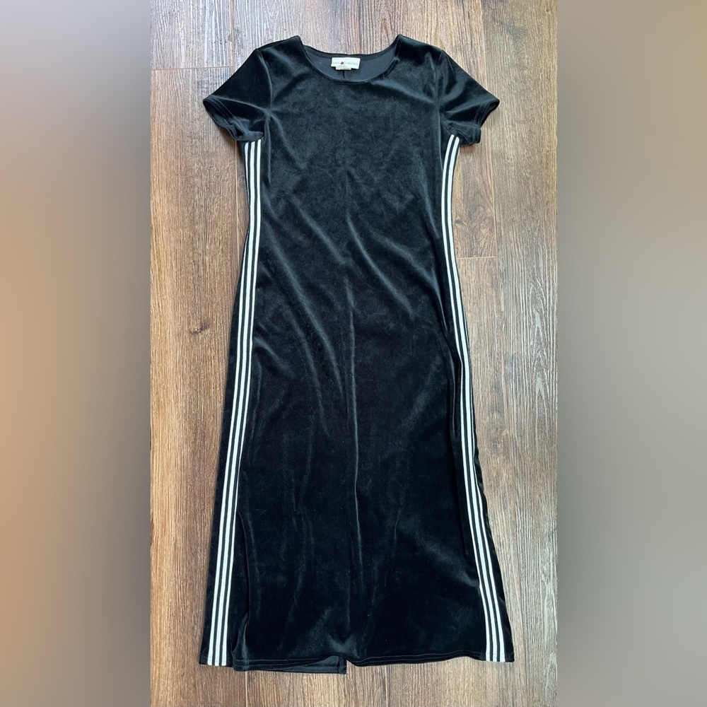 Vintage Black Velour Dress
